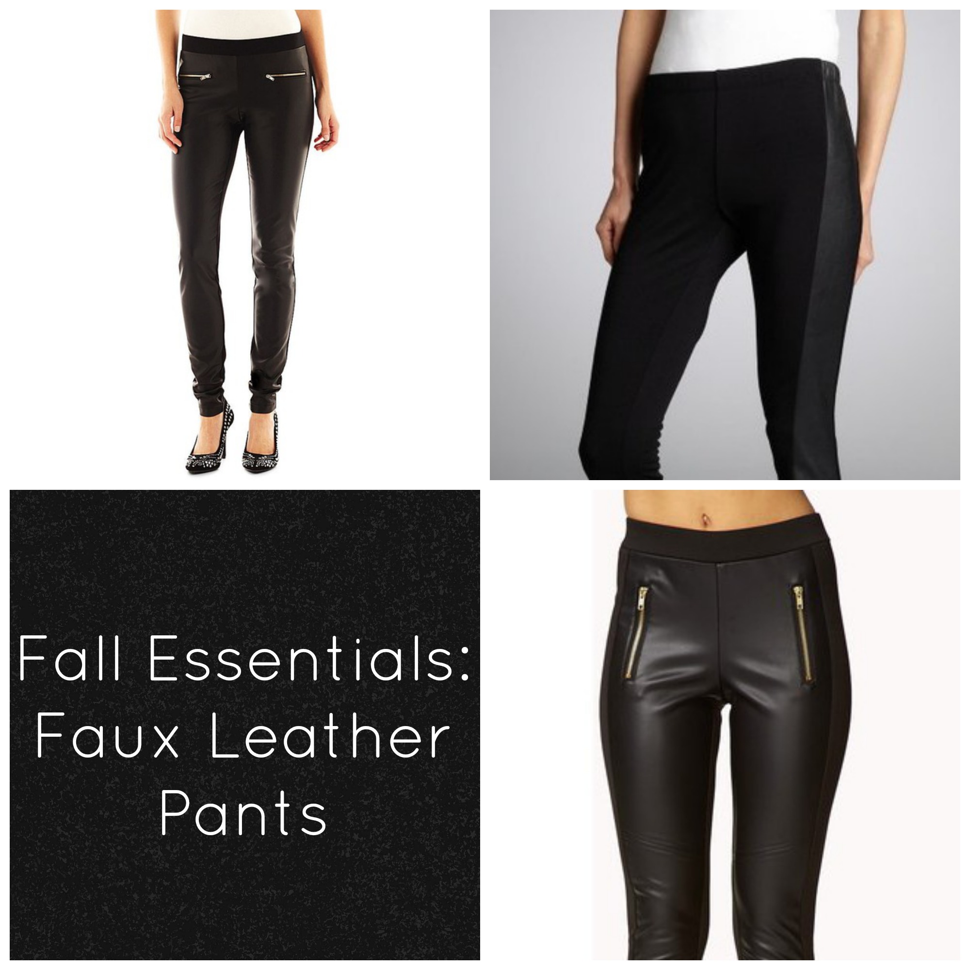 Fall Essentials | Faux Leather Pants | KP FUSION