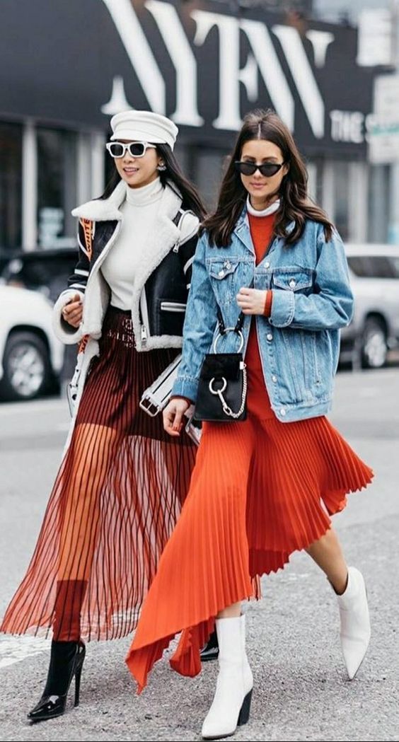 Pleated midi skirt outlet fall 2019