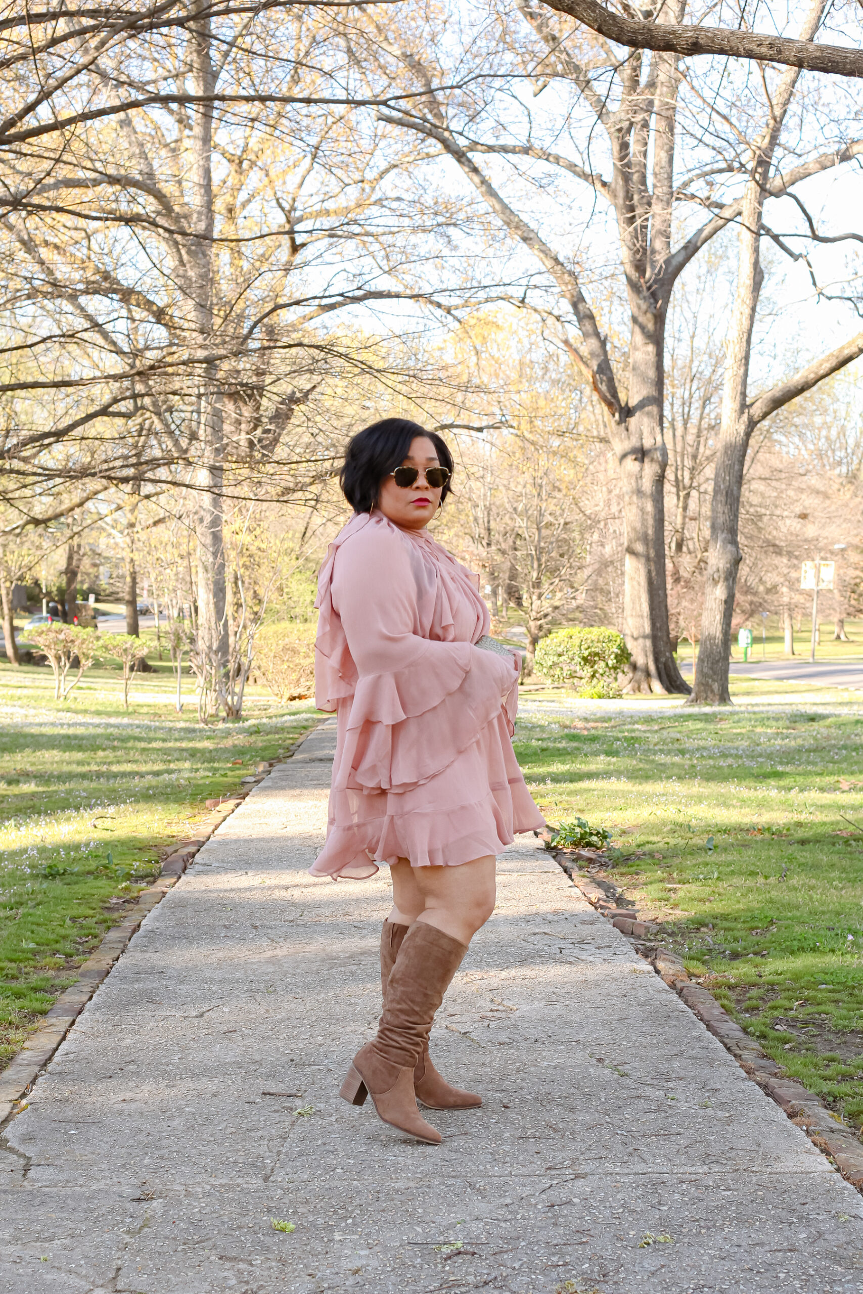 princess polly baby blue dress Stylist-Approved Black and Brown Outfit Ideas
